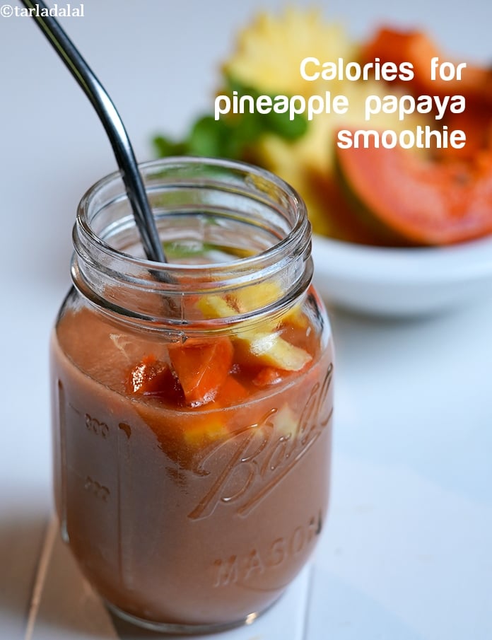 Calories in Pineapple Papaya Smoothie