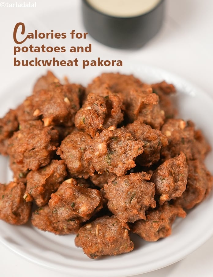 Potatoes and Buckwheat Pakora, Kuttu ki Vrat Pakodi