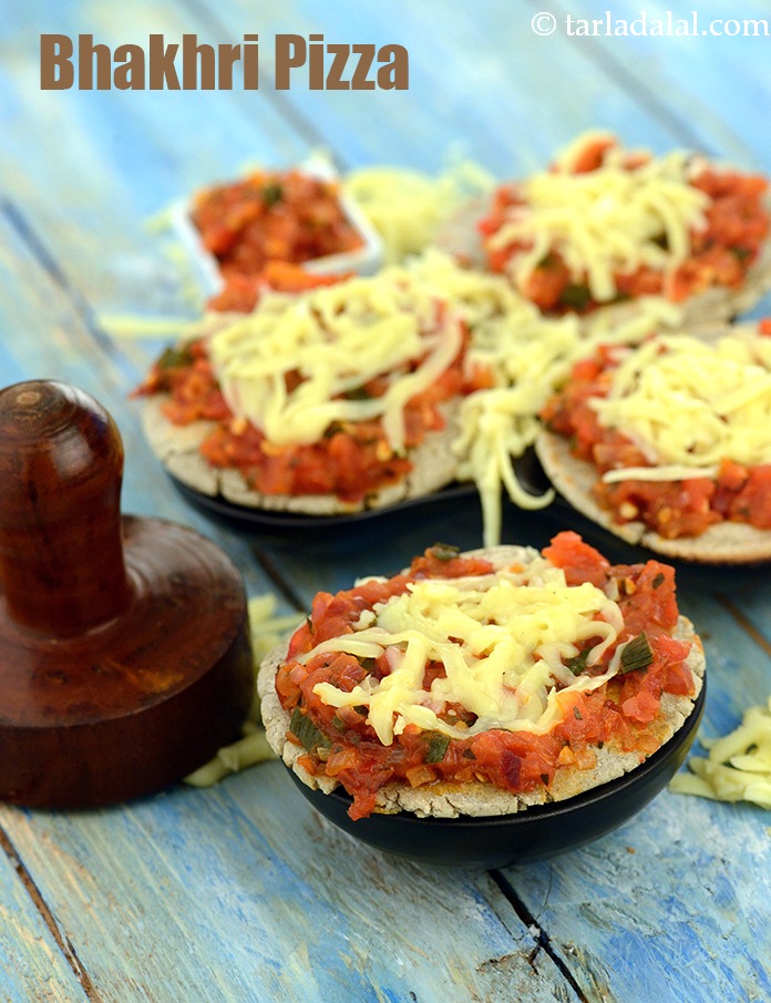 Calories in Bhakhri Pizza ( Gluten Free Recipe)