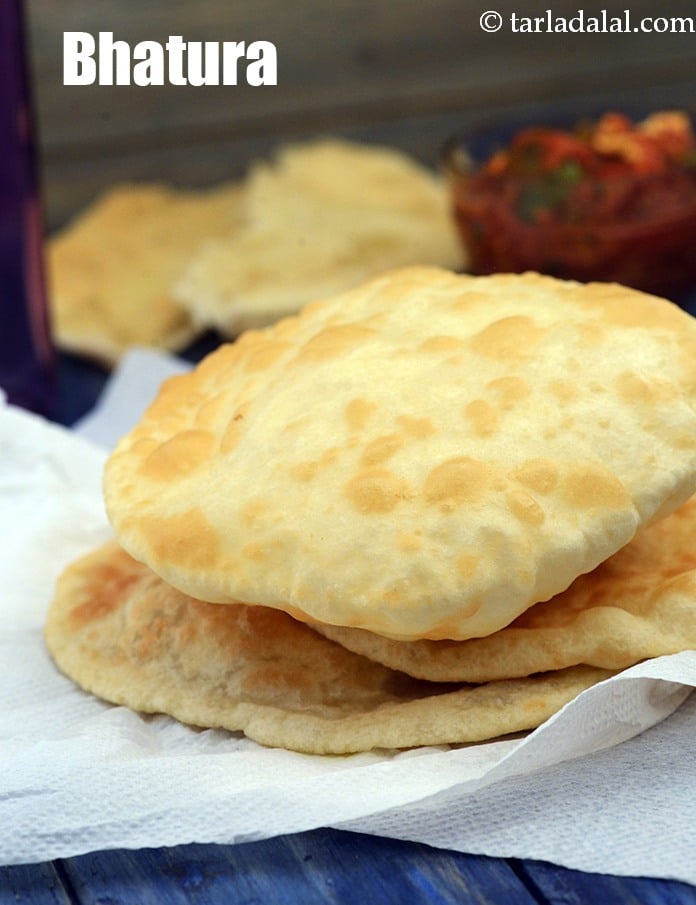 Calories in Bhatura, How To Make Bhatura, Punjabi Bhatura Recipe