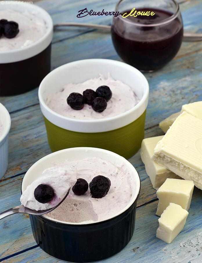 Calories in Blueberry Mousse ( Mousses Recipe)