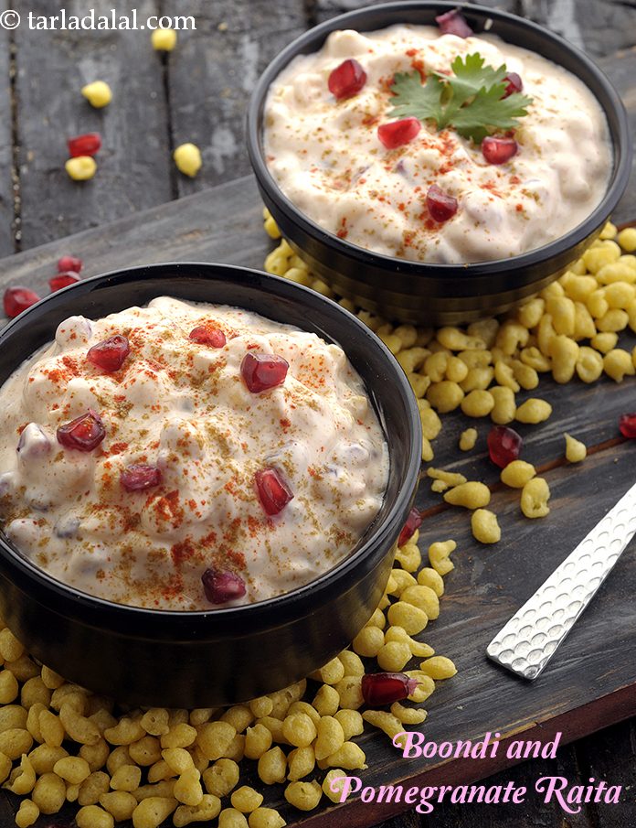 Calories in Boondi and Pomegranate Raita