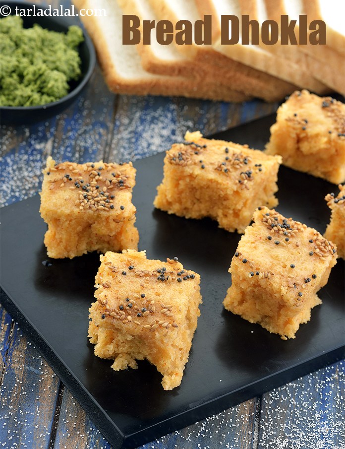 Bread Dhokla, Instant Bread Dhokla