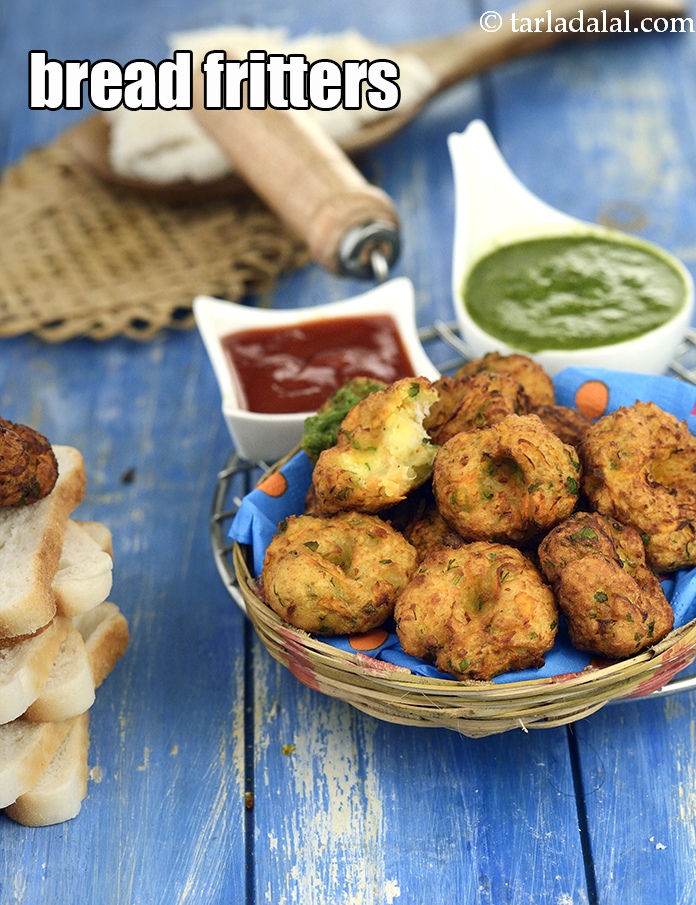 Bread Fritters, Indian Style Bread Bhaji