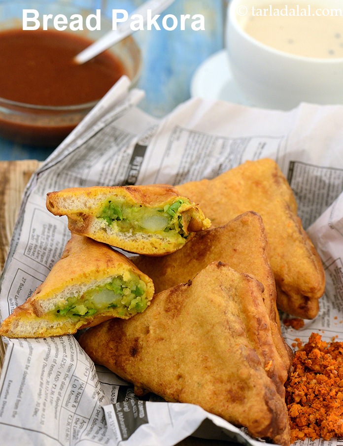 Bread Pakora, Mumbai Bread Pakora with Aloo Stuffing