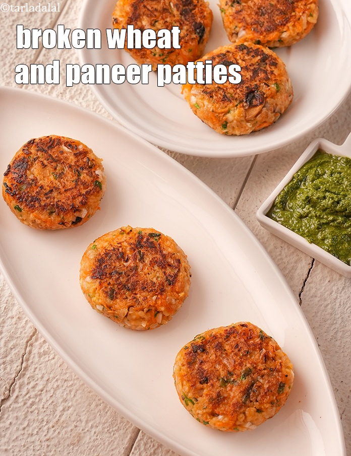 Calories in Broken Wheat and Paneer Patties