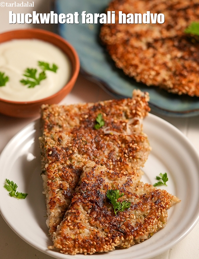 Buckwheat Farali Handvo, Kuttu Handvo