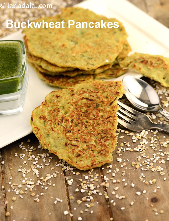 Buckwheat Pancakes, Kuttu Pancake Diabetic Snacks