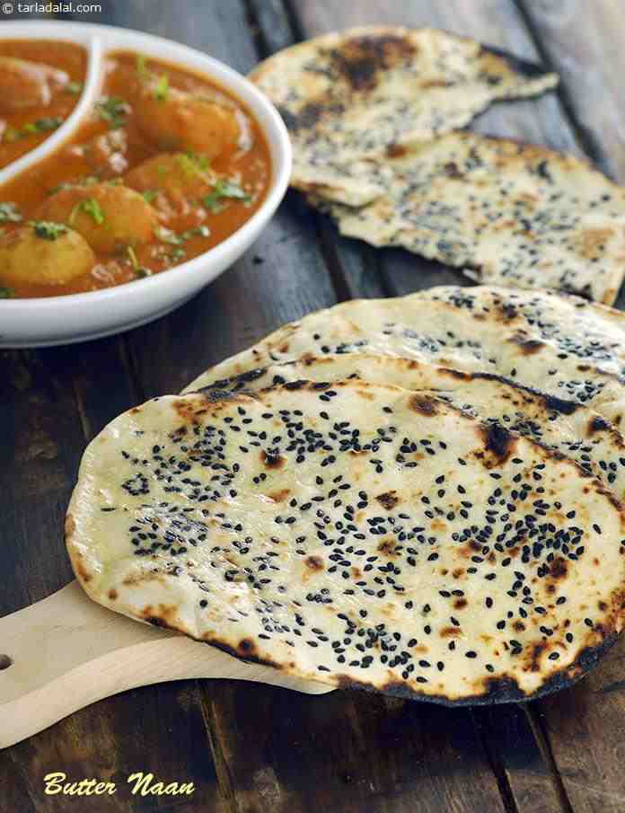 Tawa Naan ( Without Tandoor), Tawa Butter Naan