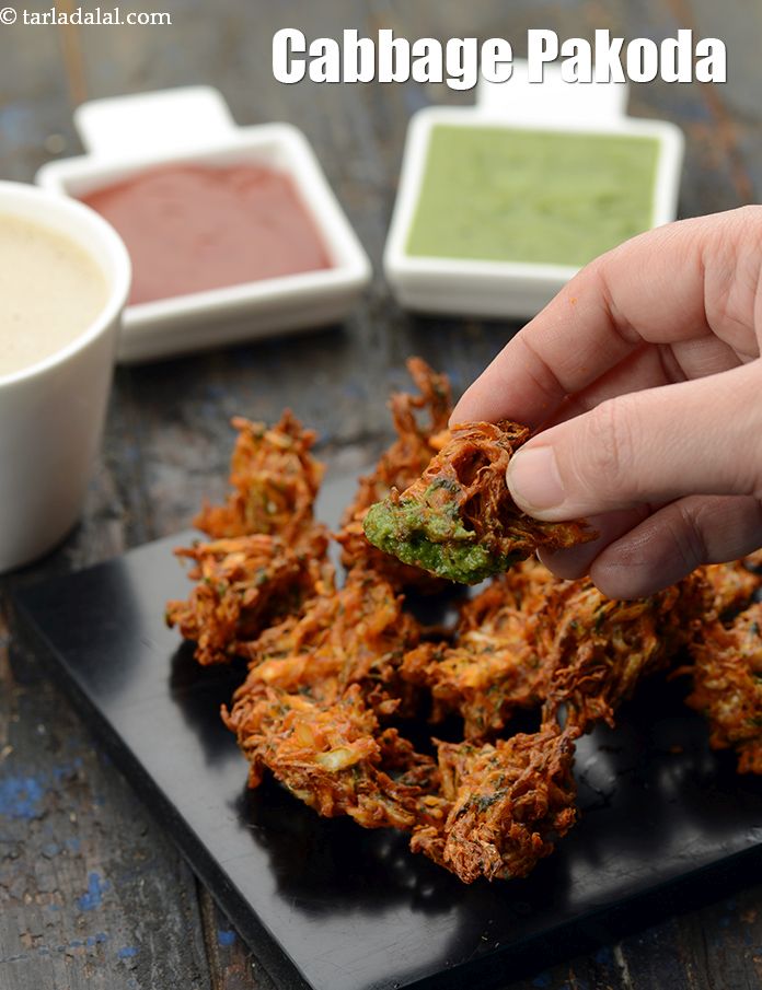 Cabbage Pakoda, Cabbage Pakora