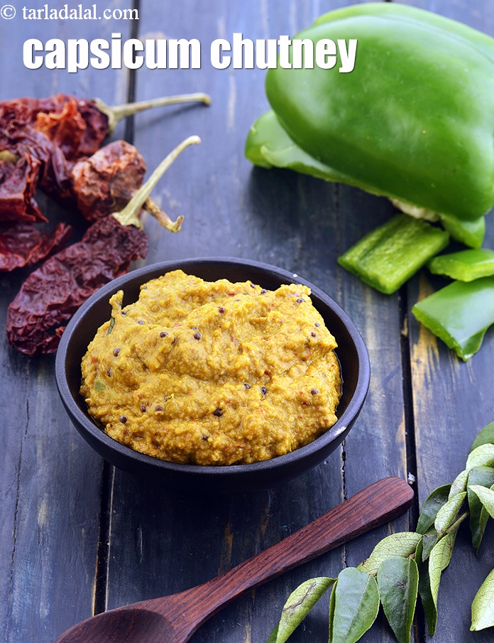 Capsicum Chutney, Bell Pepper Chutney