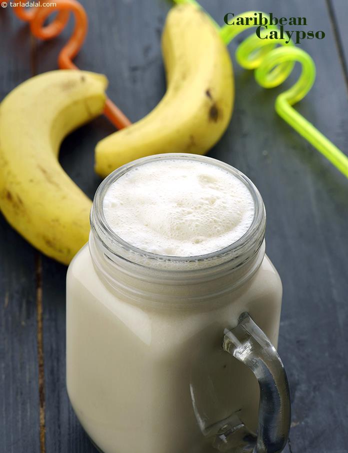 Calories in Caribbean Calypso, Creamy Pineapple and Banana Drink