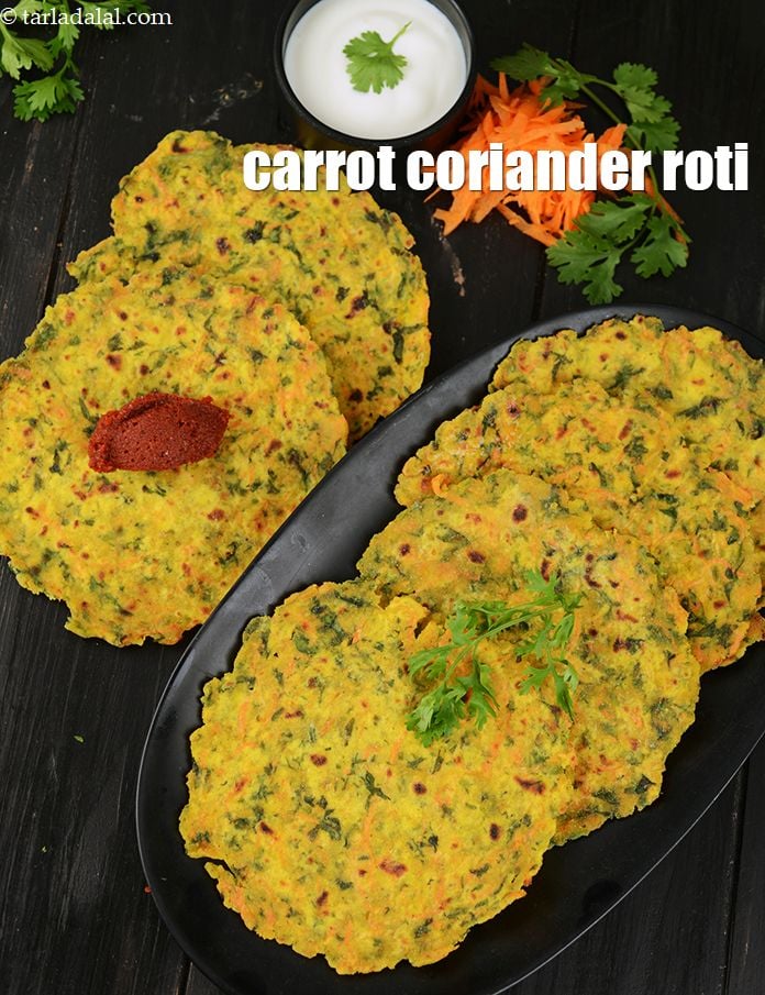 Calories in Carrot and Coriander Roti