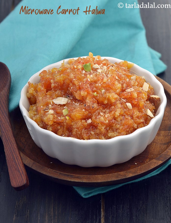 Carrot Halwa ( Microwave)