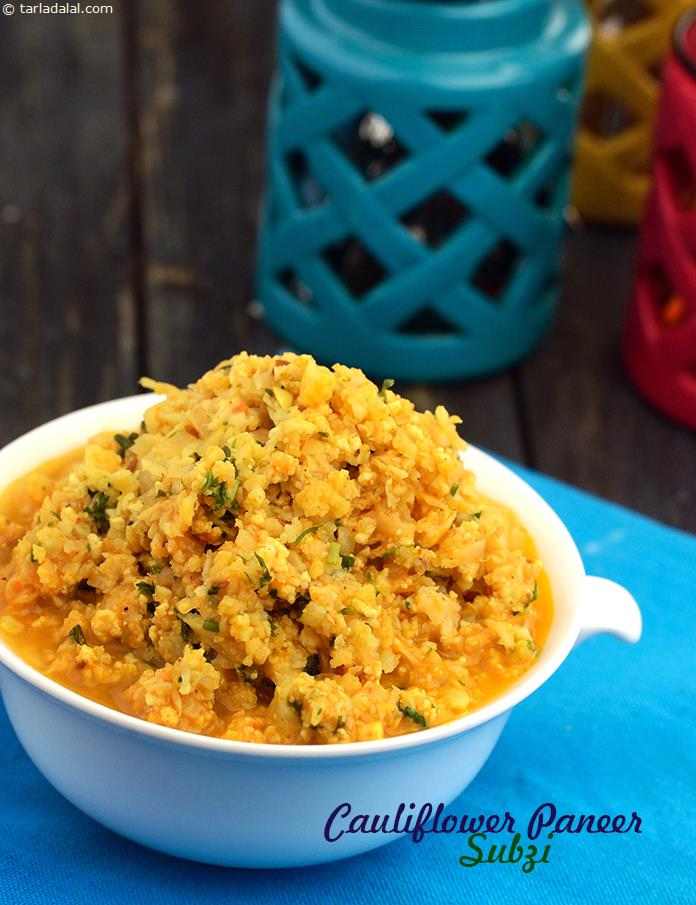 Calories in Cauliflower Paneer Sabzi, Gobhi Paneer ki Sabzi