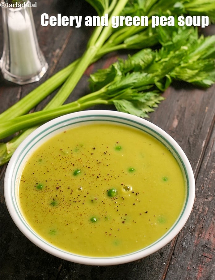 Calories in Celery and Green Peas Soup