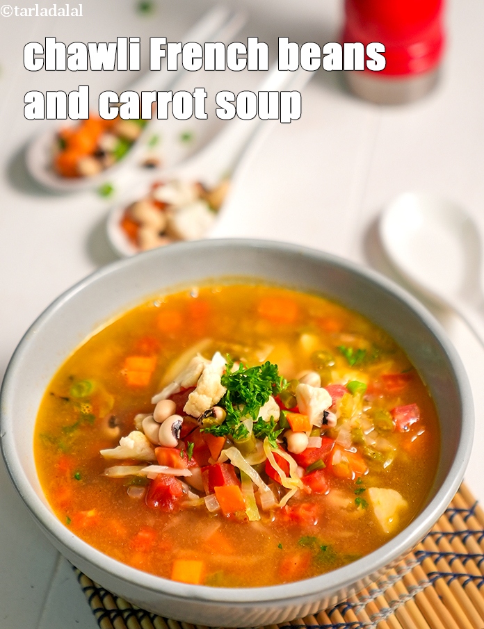 Chawli French Beans and Carrot Soup