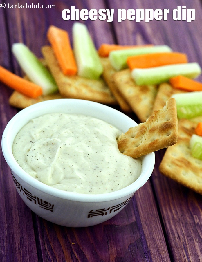 Calories in Cheesy Pepper Dip, 5 Minute Indian Cheese Dip