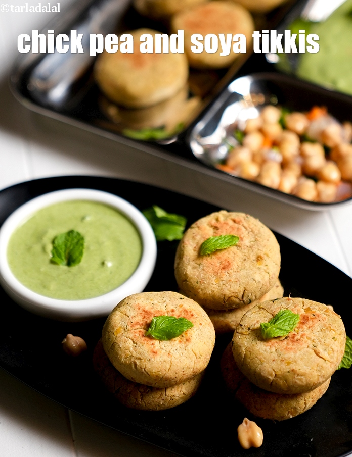 Calories in Chick Pea and Soya Tikkis ( Recipe for Bright Vision)