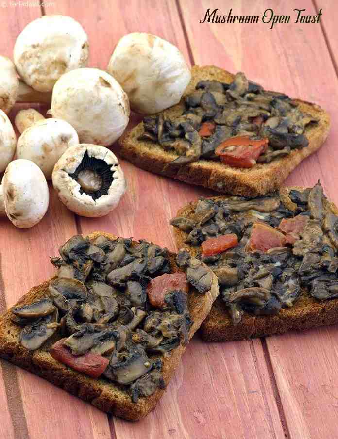 Calories in Mushroom Open Toast