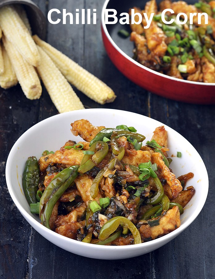 Calories in Chilli Baby Corn, Chinese Chilli Baby Corn