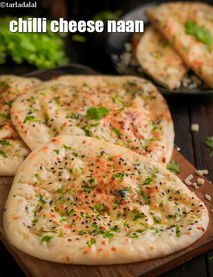 Calories in Chilli Cheese Naan On Tava Without Tandoor