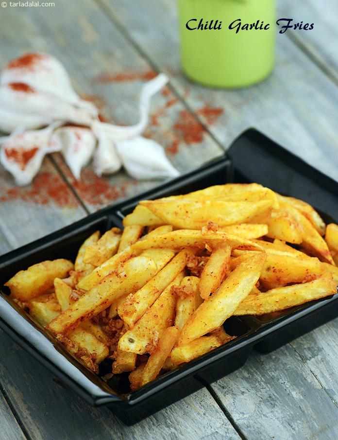 Chilli Garlic Fries ( Burgers and Smoothies)