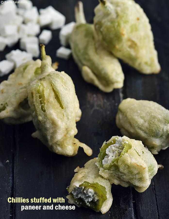 Calories in Chillies Stuffed with Paneer and Cheese
