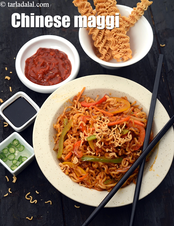 Calories in Chinese Maggi, Schezwan Maggi Noodles