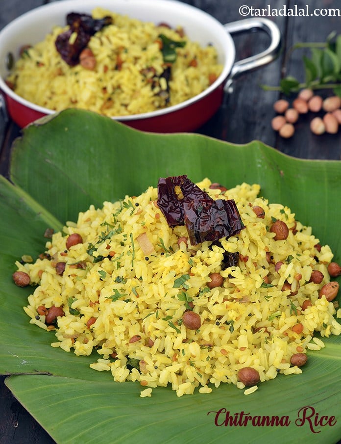 Calories in Chitranna Rice ( South Indian Recipes )