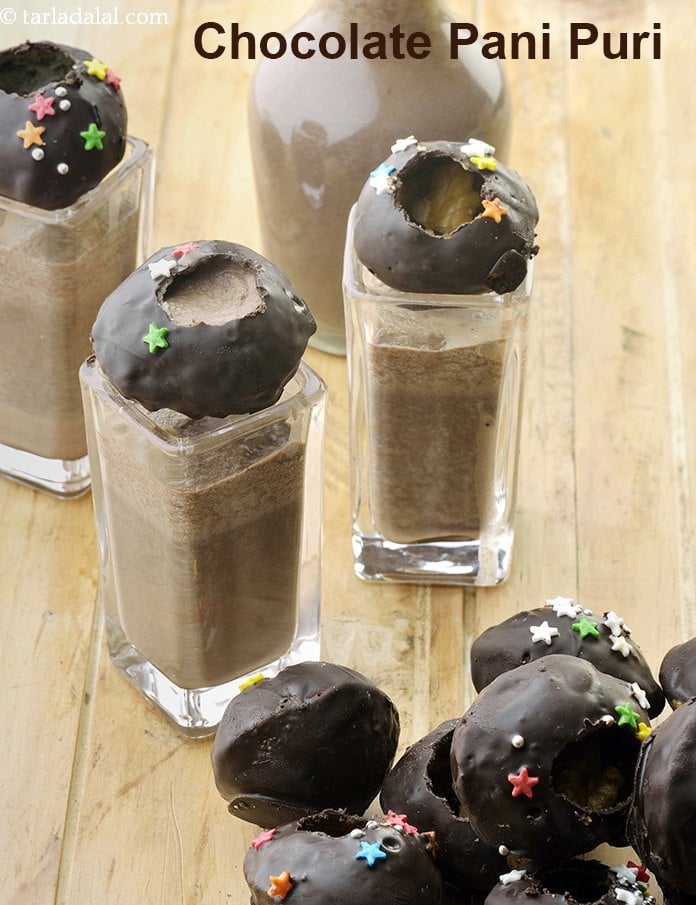 Calories in Chocolate Pani Puri