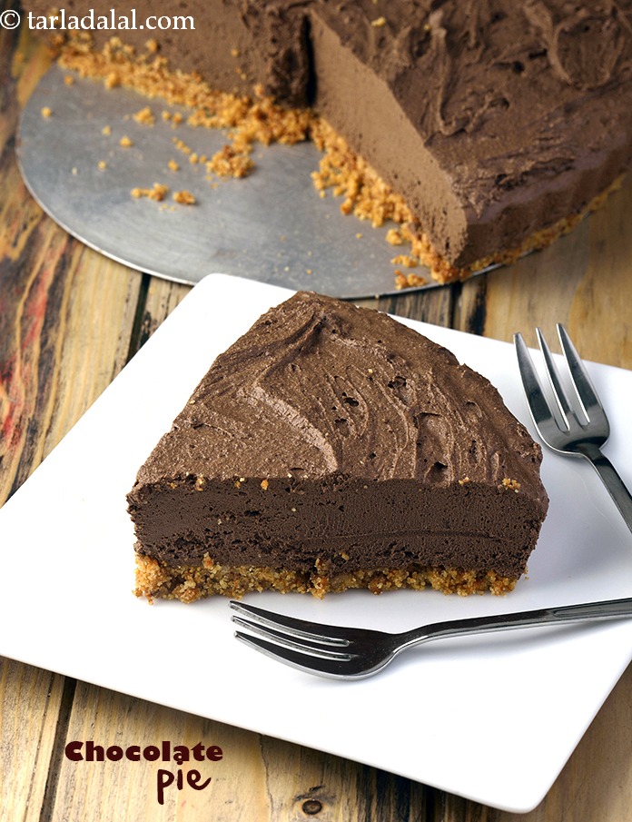 Calories in Eggless Chocolate Pie, No Bake Indian Pie