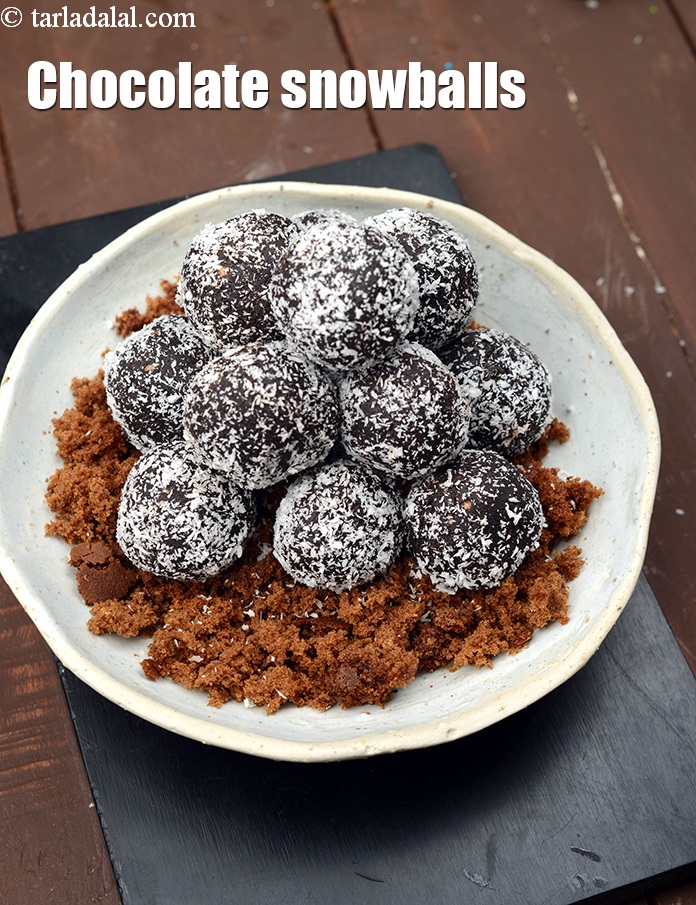 Calories in Chocolate Snowballs, No Bake Chocolate Coconut Snowballs