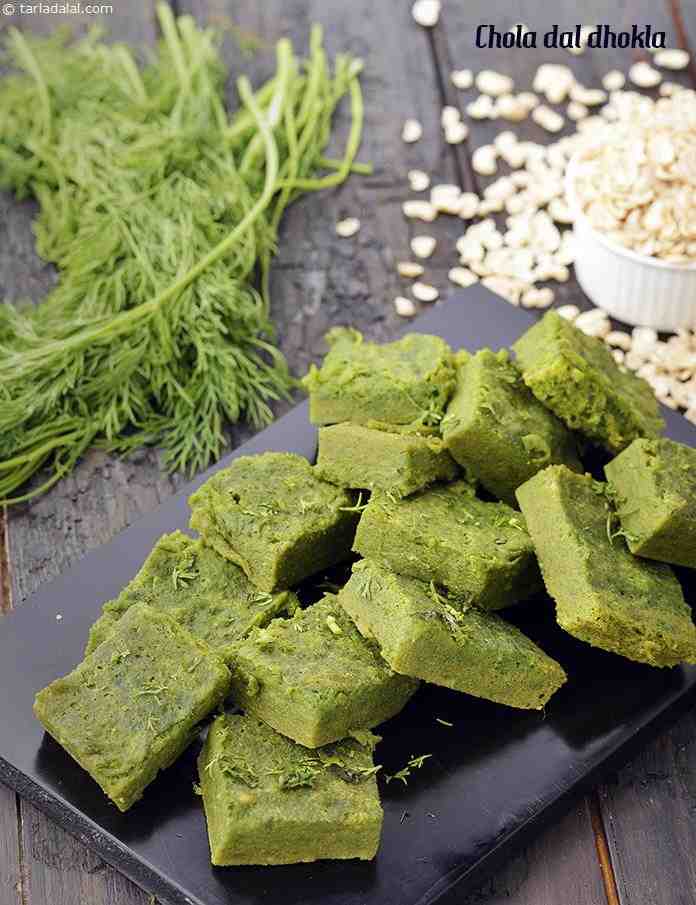 Calories in Palak Chola Dal Dhokla, Chola Methi na Dhokla