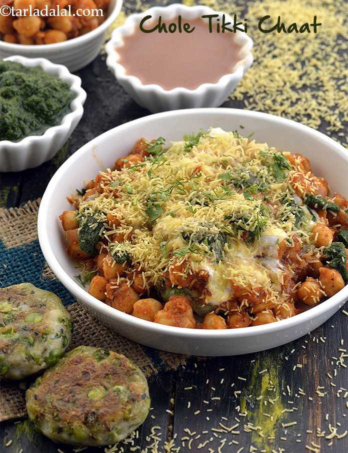 Chole Tikki Chaat