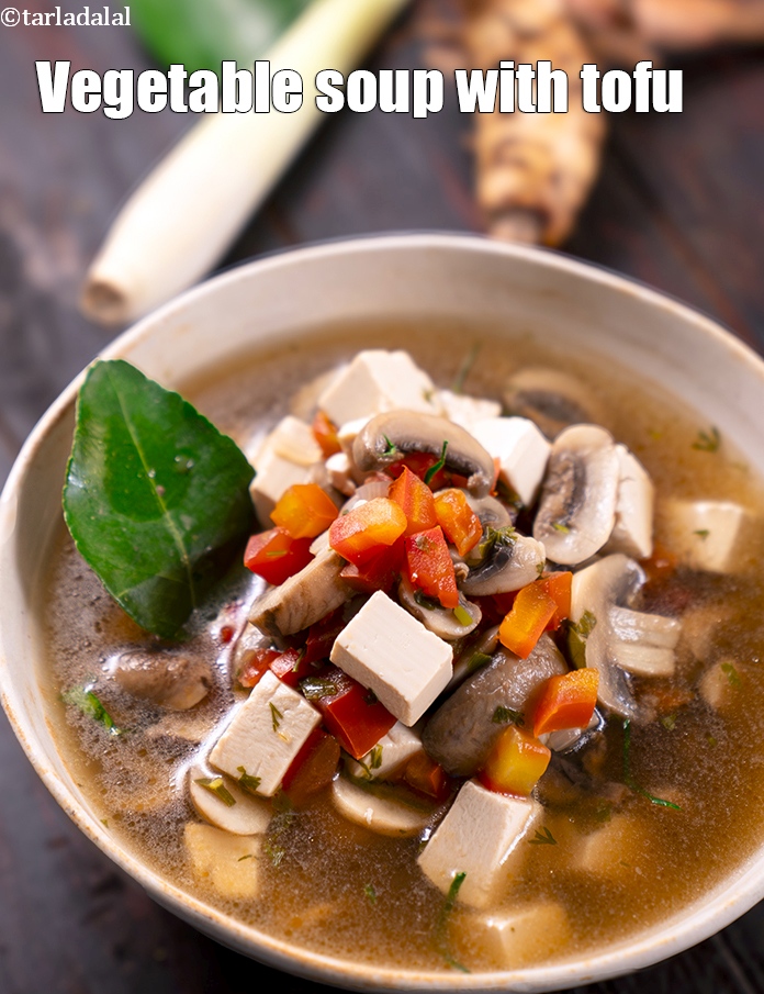 Calories in Clear Vegetable Soup with Tofu