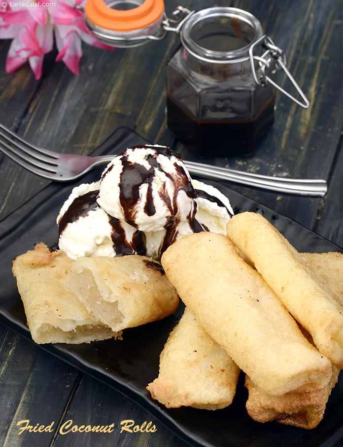 Calories in Fried Coconut Rolls