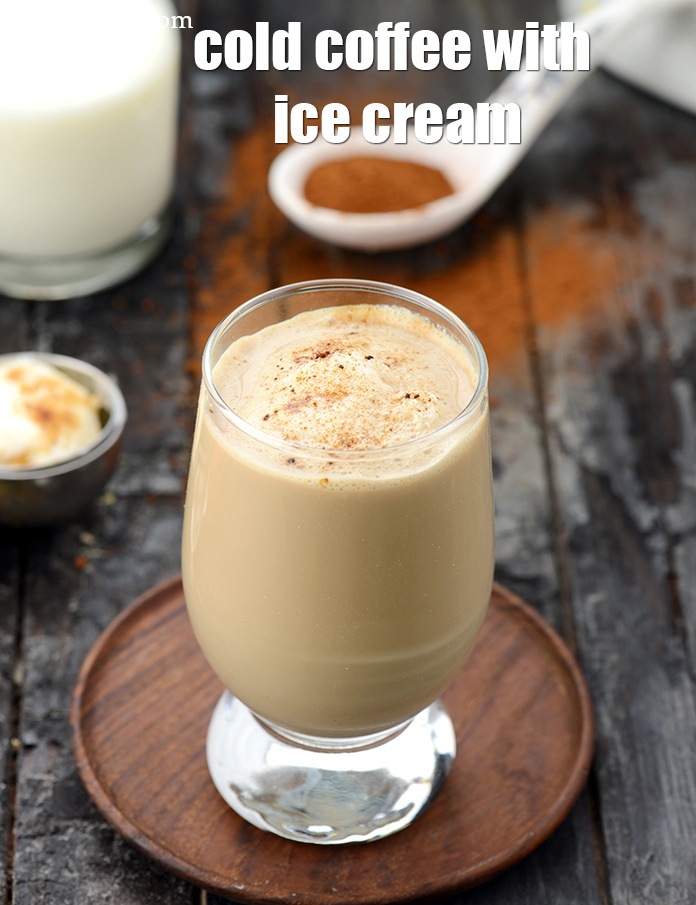 Calories in Cold Coffee with Ice Cream, Indian Coffee Milkshake