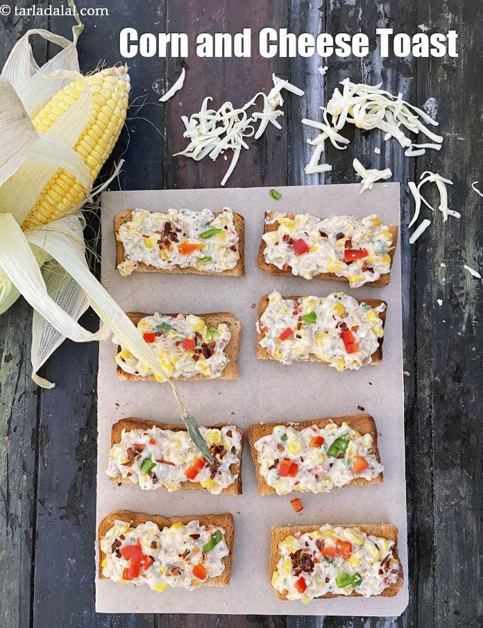 Calories in Corn and Cheese Toast