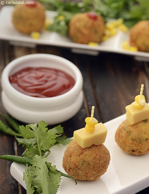 Corn Cheese Balls ( Starter )