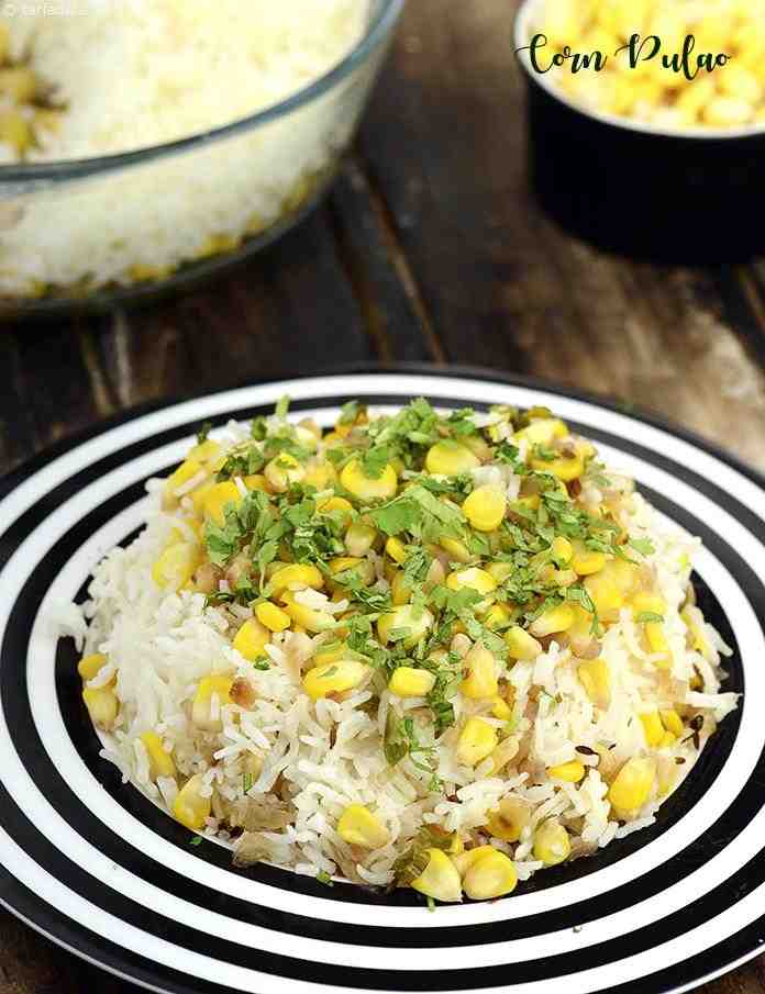 Calories in Corn Pulao ( Corn Recipe)