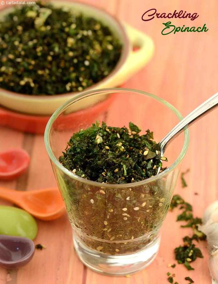 Calories in Crackling Spinach