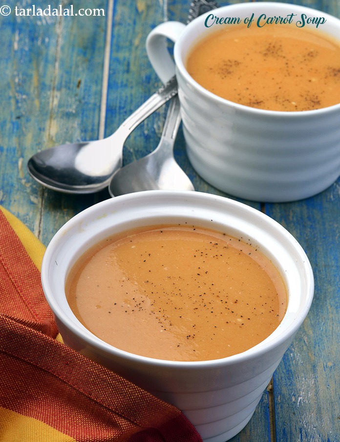 Calories in Cream Of Carrot Soup, Indian Gajar ka Soup