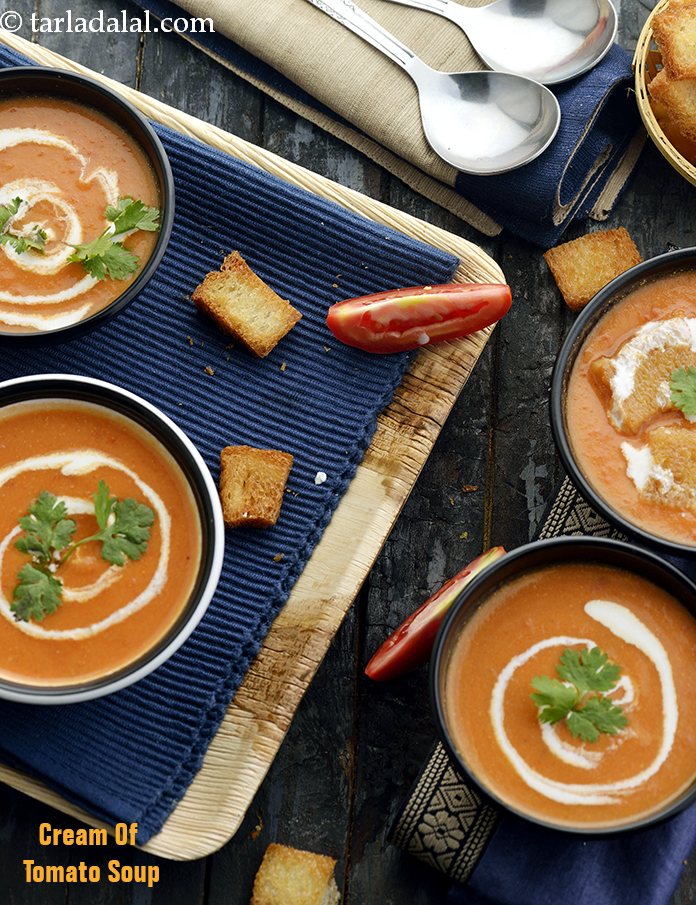 Calories in Cream Of Tomato Soup, Indian Style