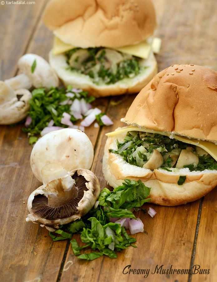 Creamy Mushroom Buns