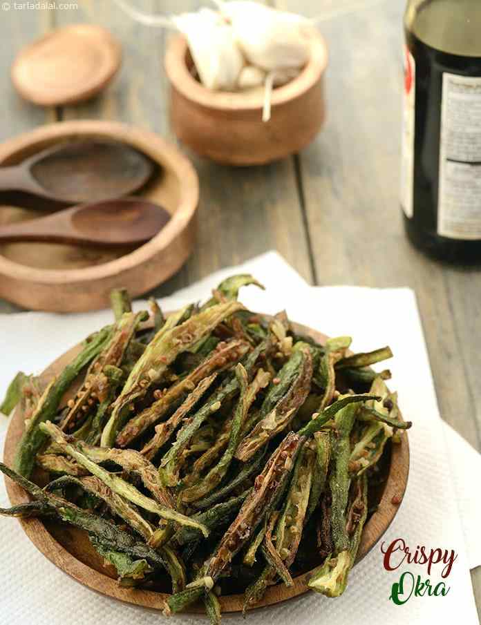 Crispy Okra, Bhindi Fry Recipe