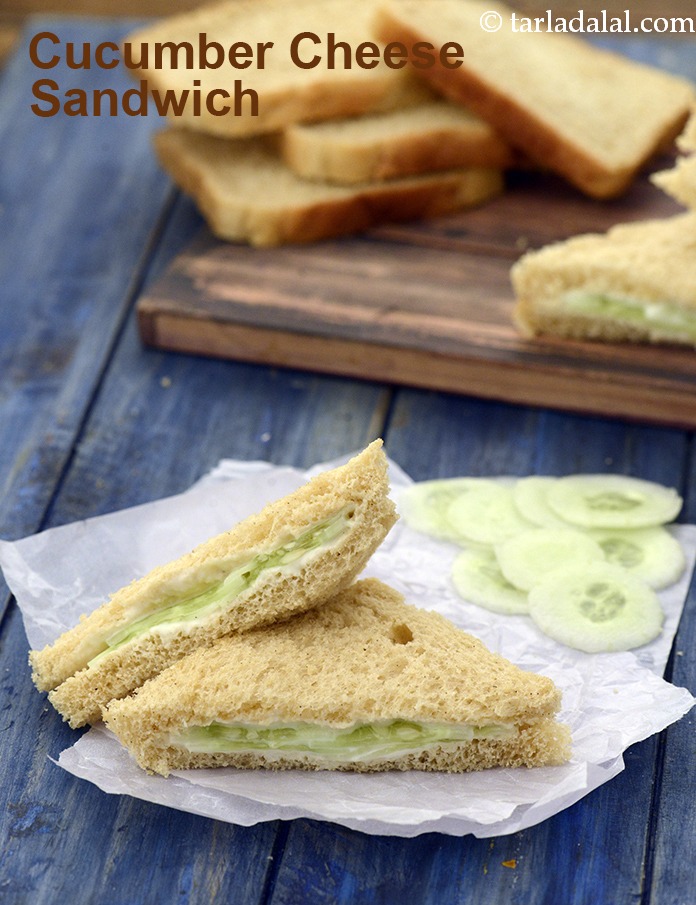 Calories in Cucumber Cheese Sandwich ( Tiffin Treats)