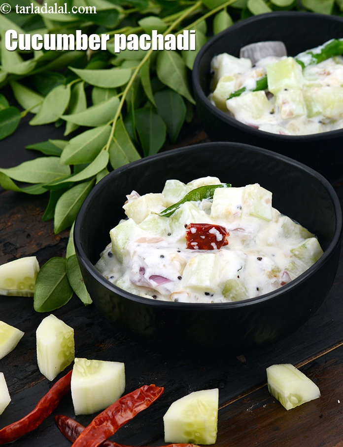 Cucumber Pachadi, Kerala Style Vellarika Pachadi