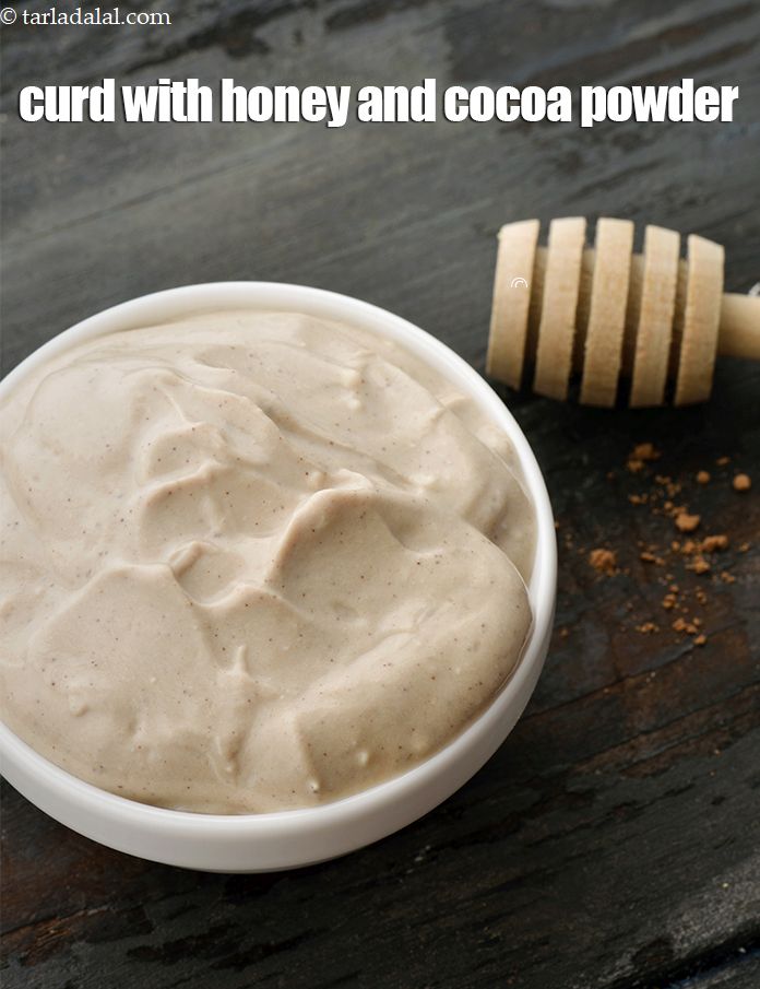 Calories in Curd with Honey and Cocoa Powder, Weight Loss Snack