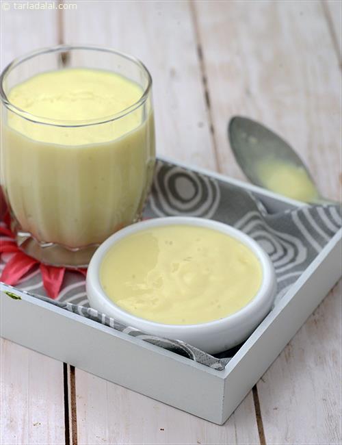 Custard Sauce ( Eggless Desserts Recipe)
